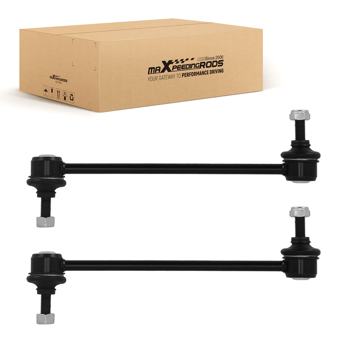 2pc Front Stabilizer Sway Bar End Links compatible for Ford Focus 2000-2011 K80066 LH + RH