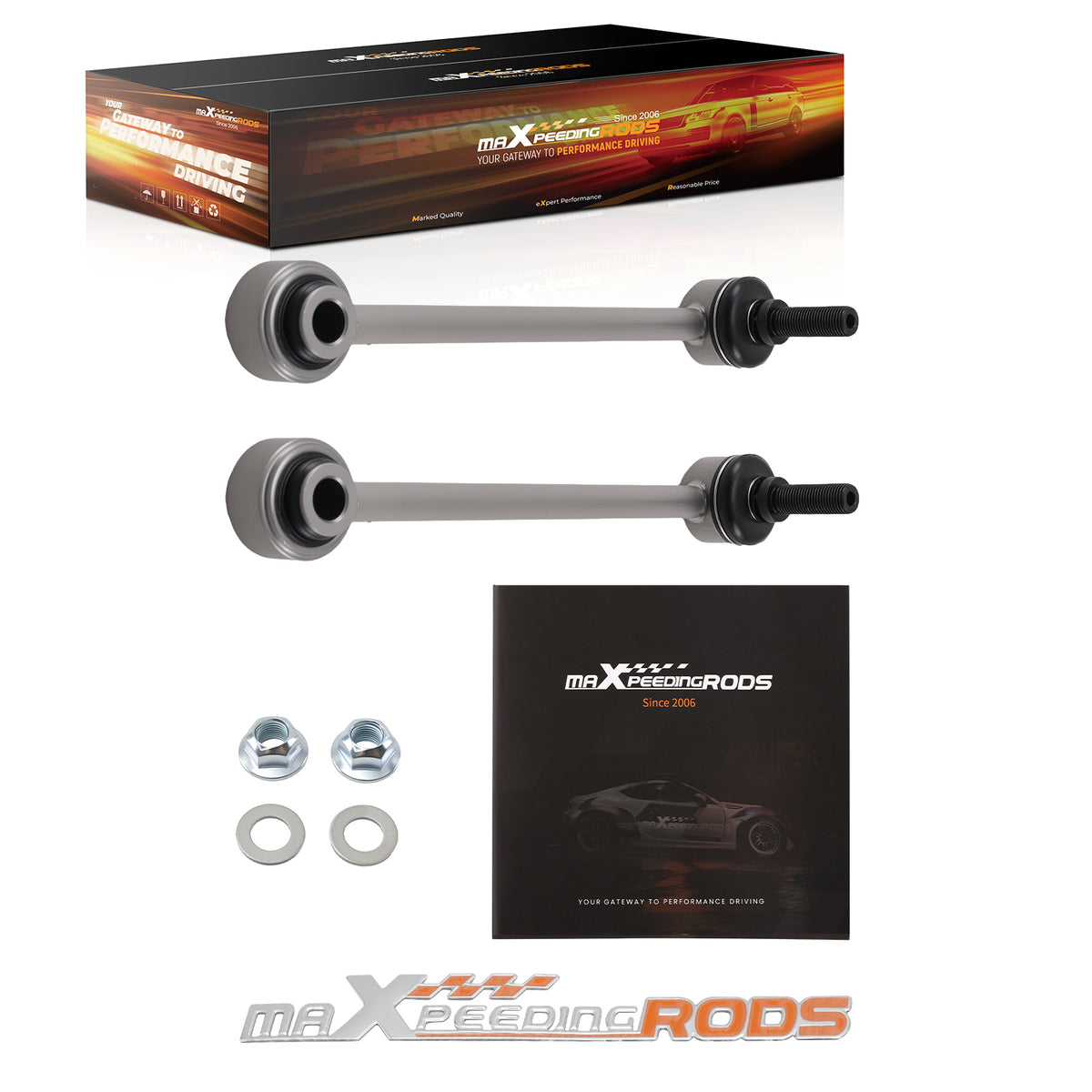 Rear LR Sway Bar End Links 1-3.5Inch lift For 2007-2021 compatible For JEEP Wrangler JKJL