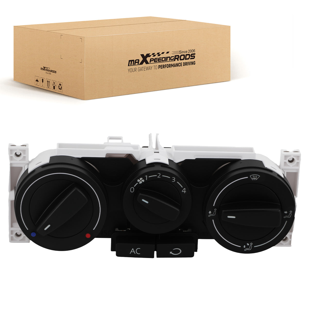 HVAC Climate Control Module Panel compatible for Volkswagen Golf GTI Jetta 1999-06 Plastic
