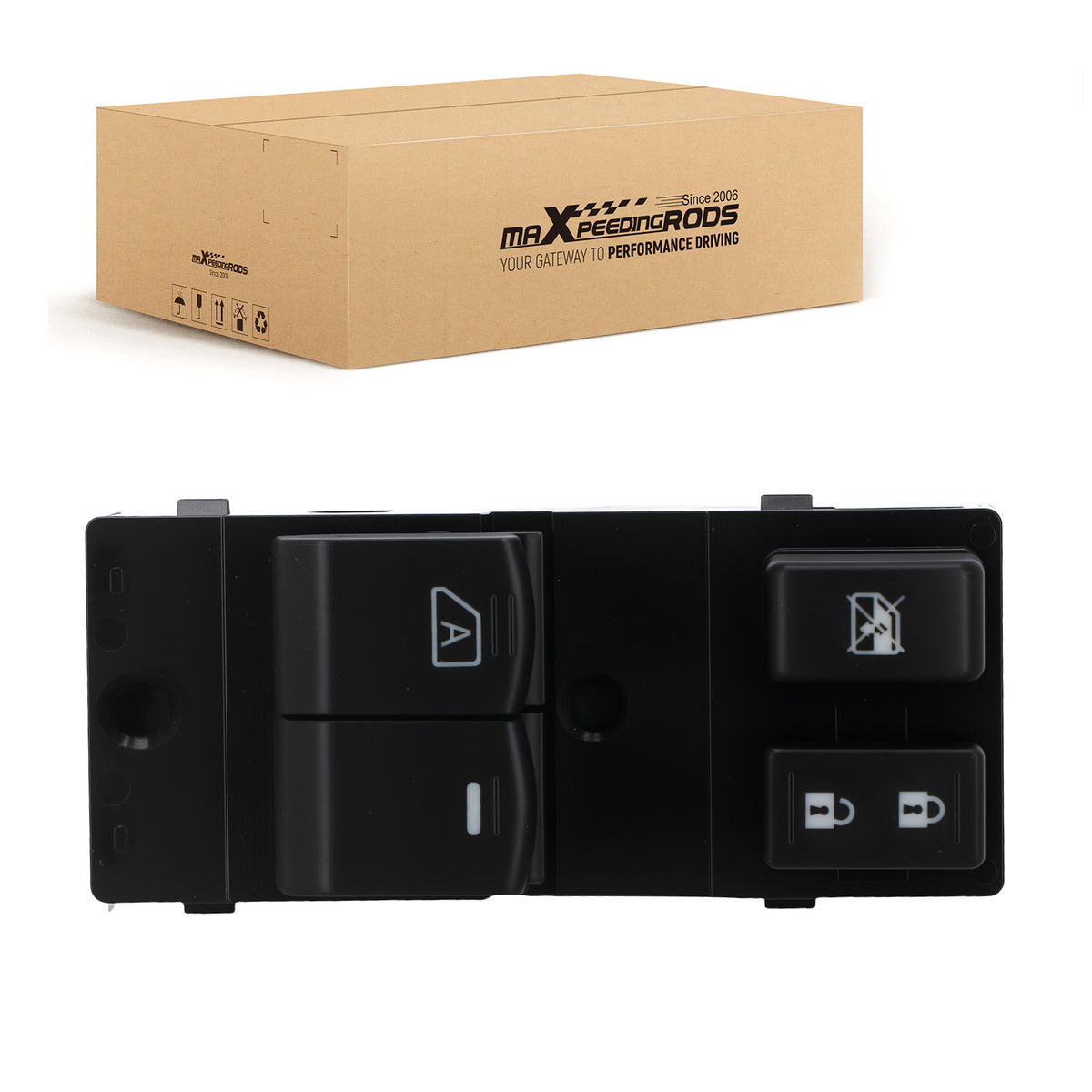 Master Power Window Switch compatible for Nissan Frontier 2007 - 2017 25401ZP50ALeft