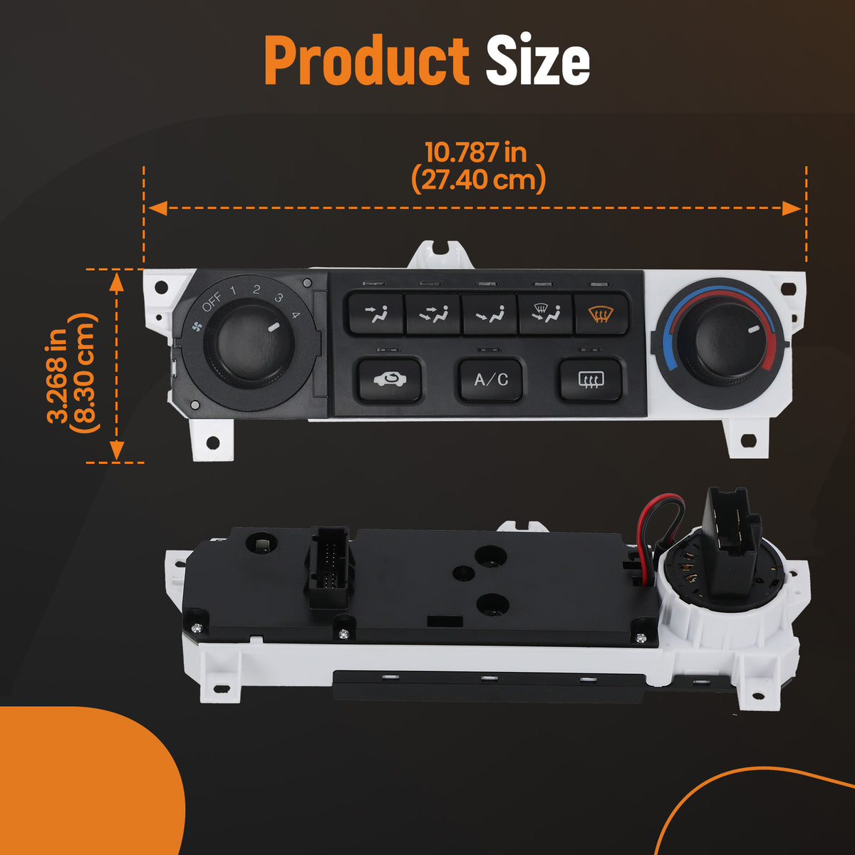 A/C Control Panel Module compatible For Honda Accord 1998 1999 2000 79600S84A01ZA599-268