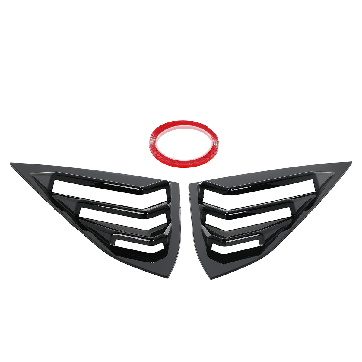 Car Quarter Louvers compatible for Honda Civic Sedan 2016-2021 Side Window Cover