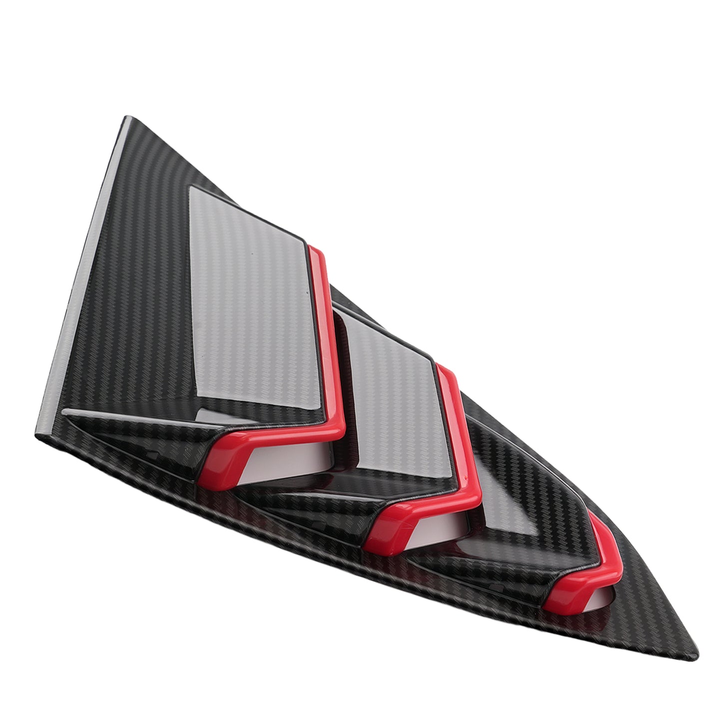 ABS Carbon Fiber Louvers compatible for Honda Civic Sedan 4-Door 2016-2021 Quarter