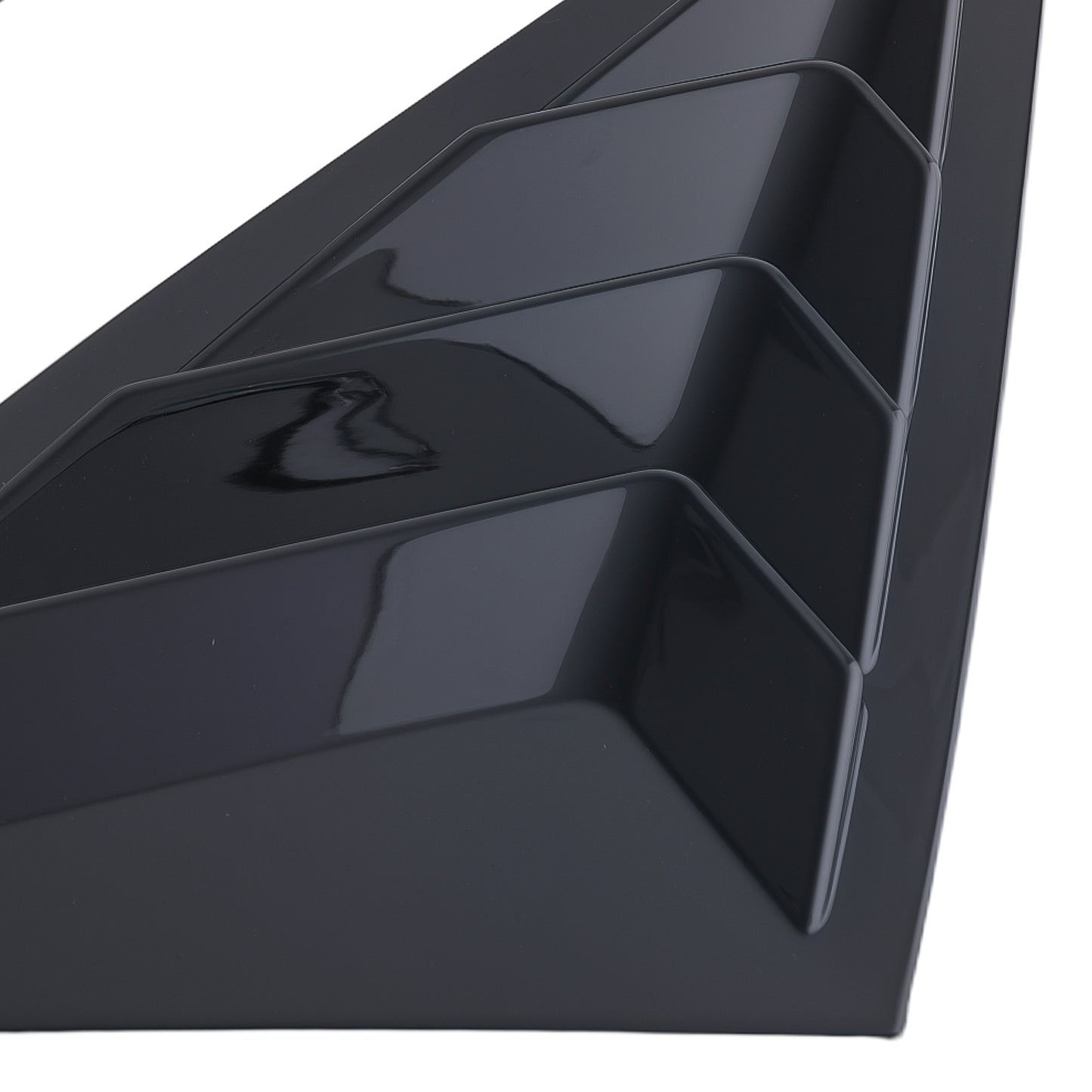 Side Louvers compatible for Honda Civic Hatchback 2022-2025 Window Gloss Black ABS