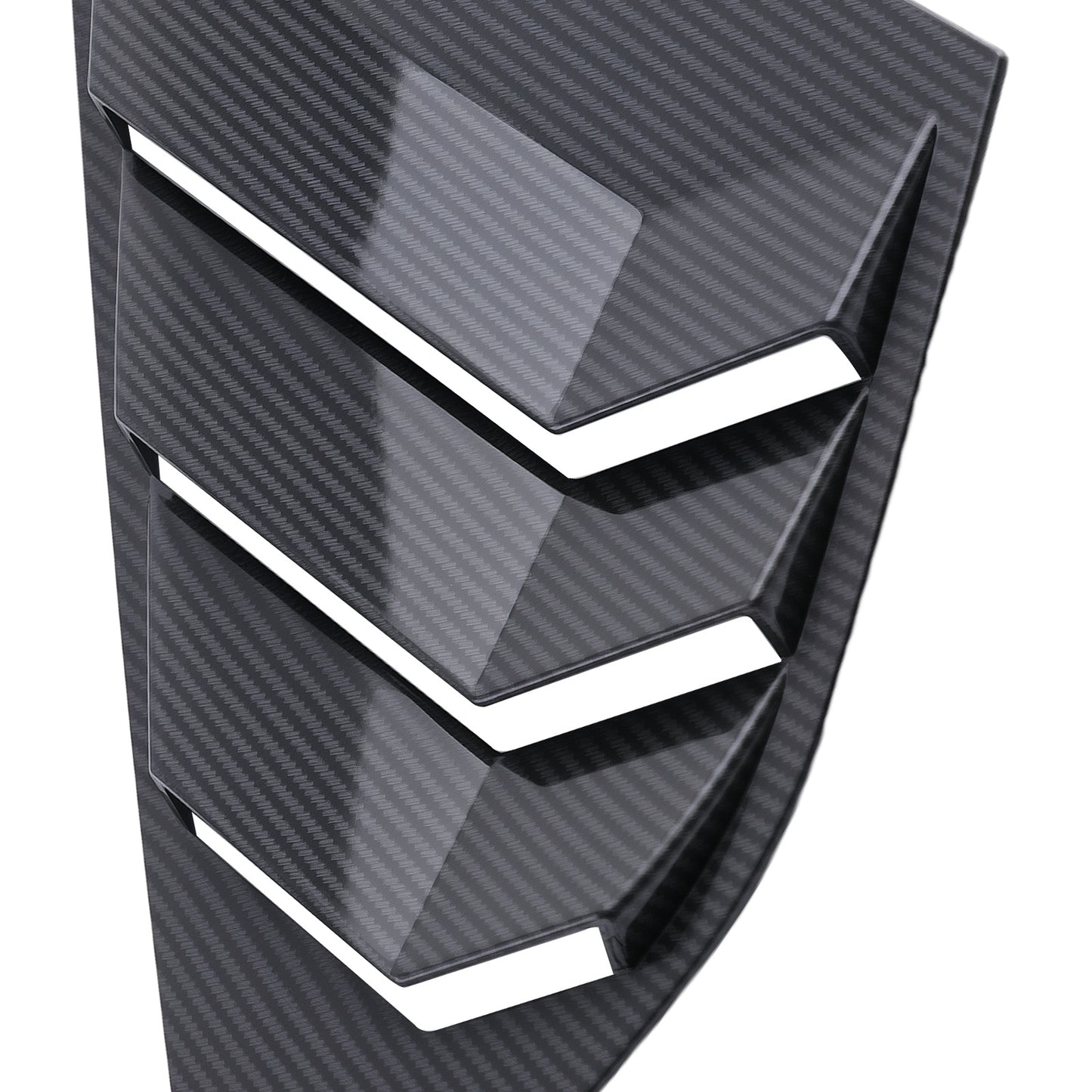 ABS Carbon Fiber Look Side Louvers compatible for Ford Focus MK3 2012-2018 Window