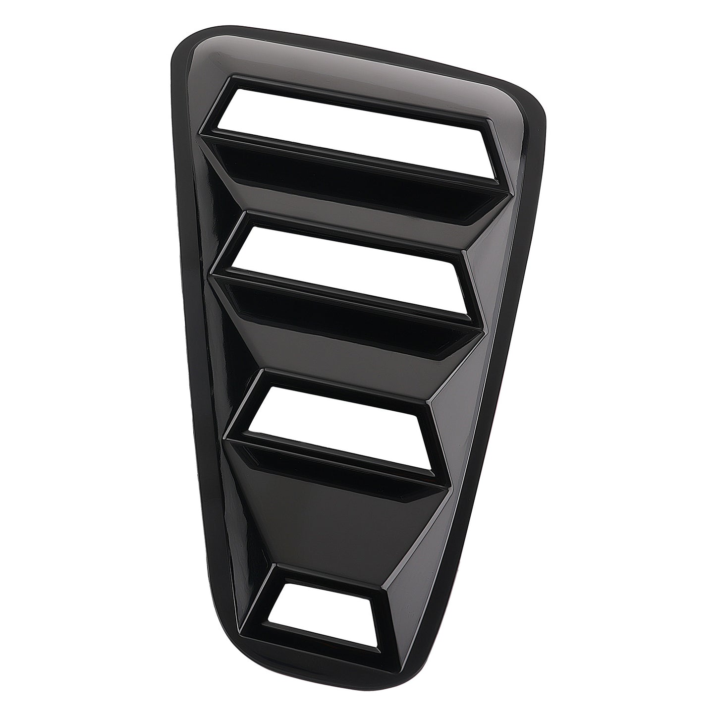 Car Quarter Louvers compatible for Ford Mustang Coupe 05-14 Side Window ABS Black
