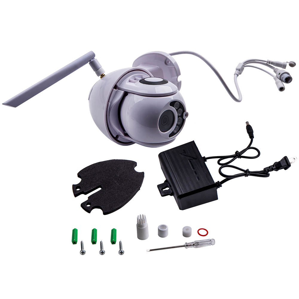 1080P HD Wireless 5X ZOOM CCTV Outdoor IP Home Security Webcam Camera