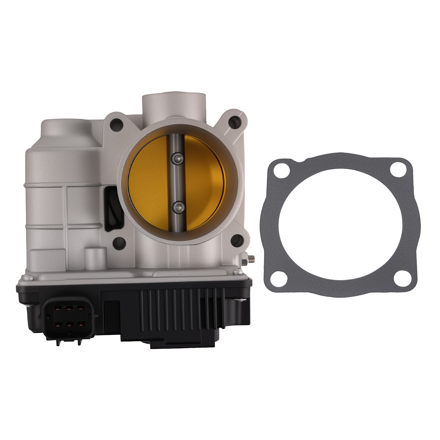 Throttle Body Assembly compatible For Nissan Sentra 1.8L 2003-2006 S20052 Silver Aluminum