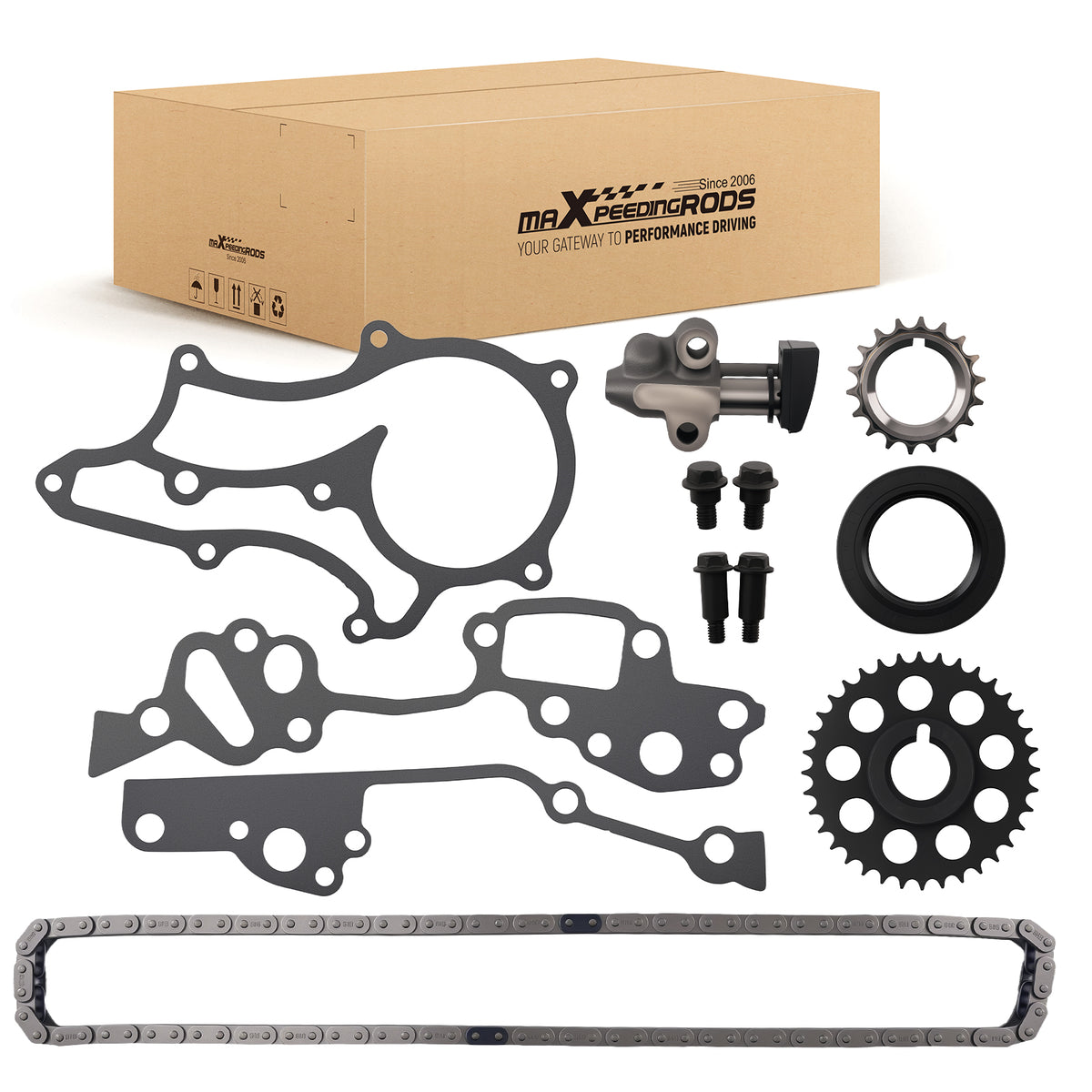 Engine Timing Chain KitSprocket compatible For Toyota 4Runner/Pickup 2.4L 1985-1995
