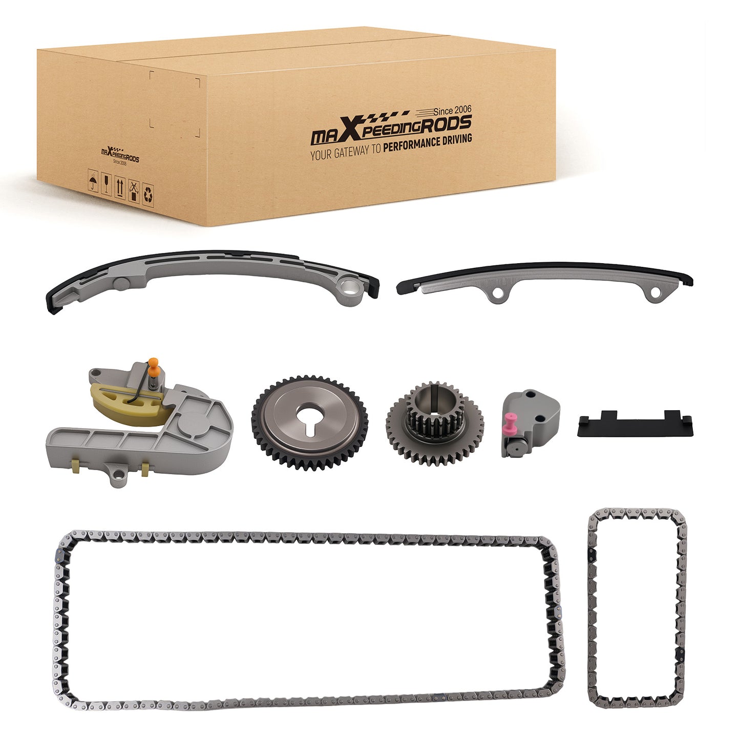 164 Links Timing Chain Kit compatible For Nissan X-Trail 2.5L QR25DE 2002-2006 9-4212S
