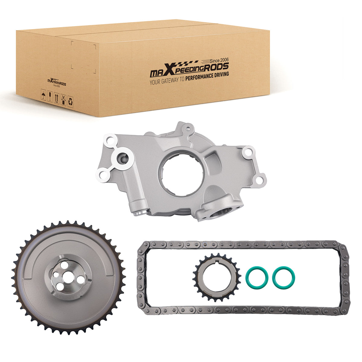 Engine Timing Chain Kit compatible For Chevy Tahoe 2000-2014 12586665 12556582