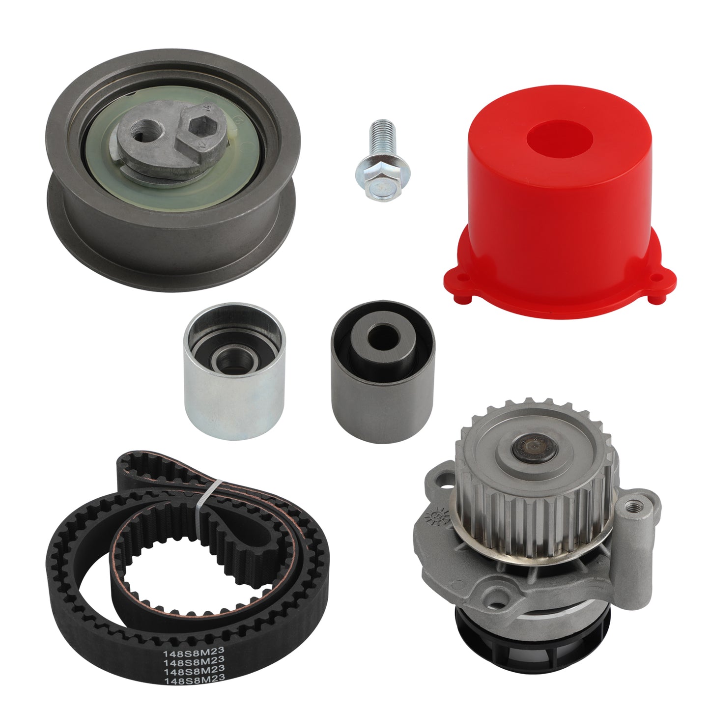 Compatible For Audi A3 A4 TT compatible For VW EOS GTI Jetta Passat 2.0T 2.0L 2005 - 2014 Timing Belt Kit
