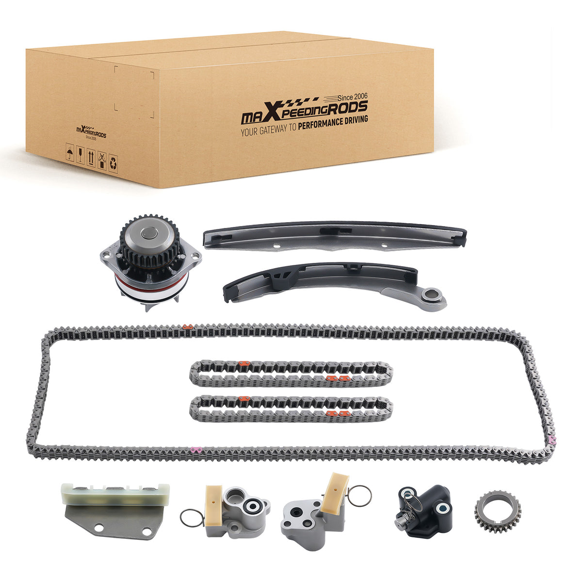 Engine Timing Chain Kit compatible For Nissan Equator 4.0L V6 2009-2012 AW9426