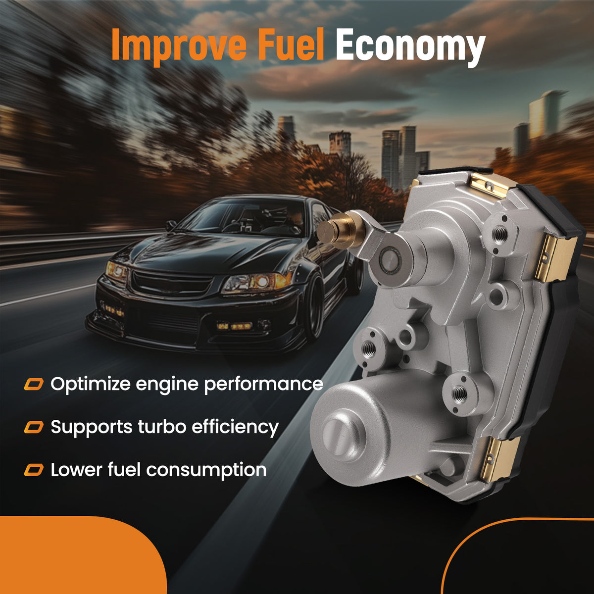 Electric Turbo Actuator compatible For Hyundai Tucson 2.0 100KW 2015-2020 BV40 Black 28231