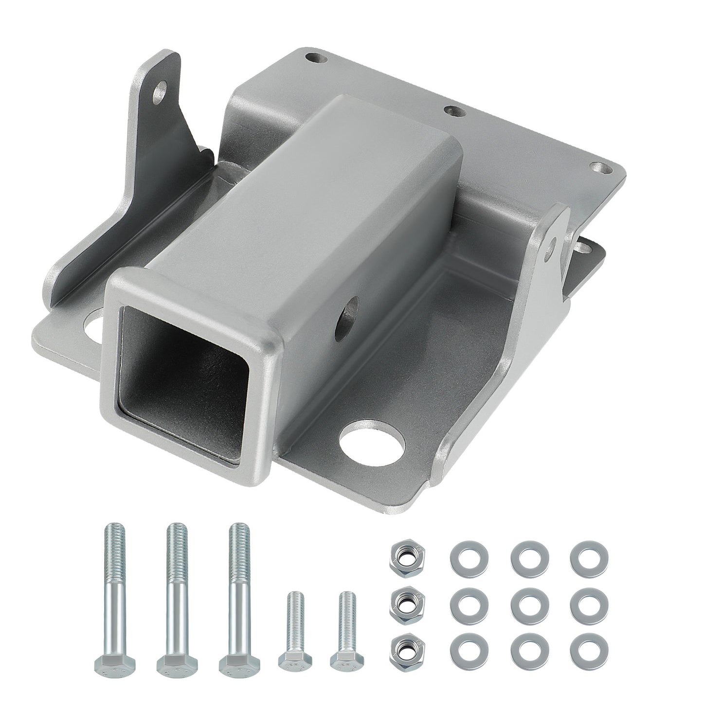 2 inch Receiver Trailer Hitch Mount Plate Compatible For Kawasaki Mule 600 610 SX 2005-UP Rear