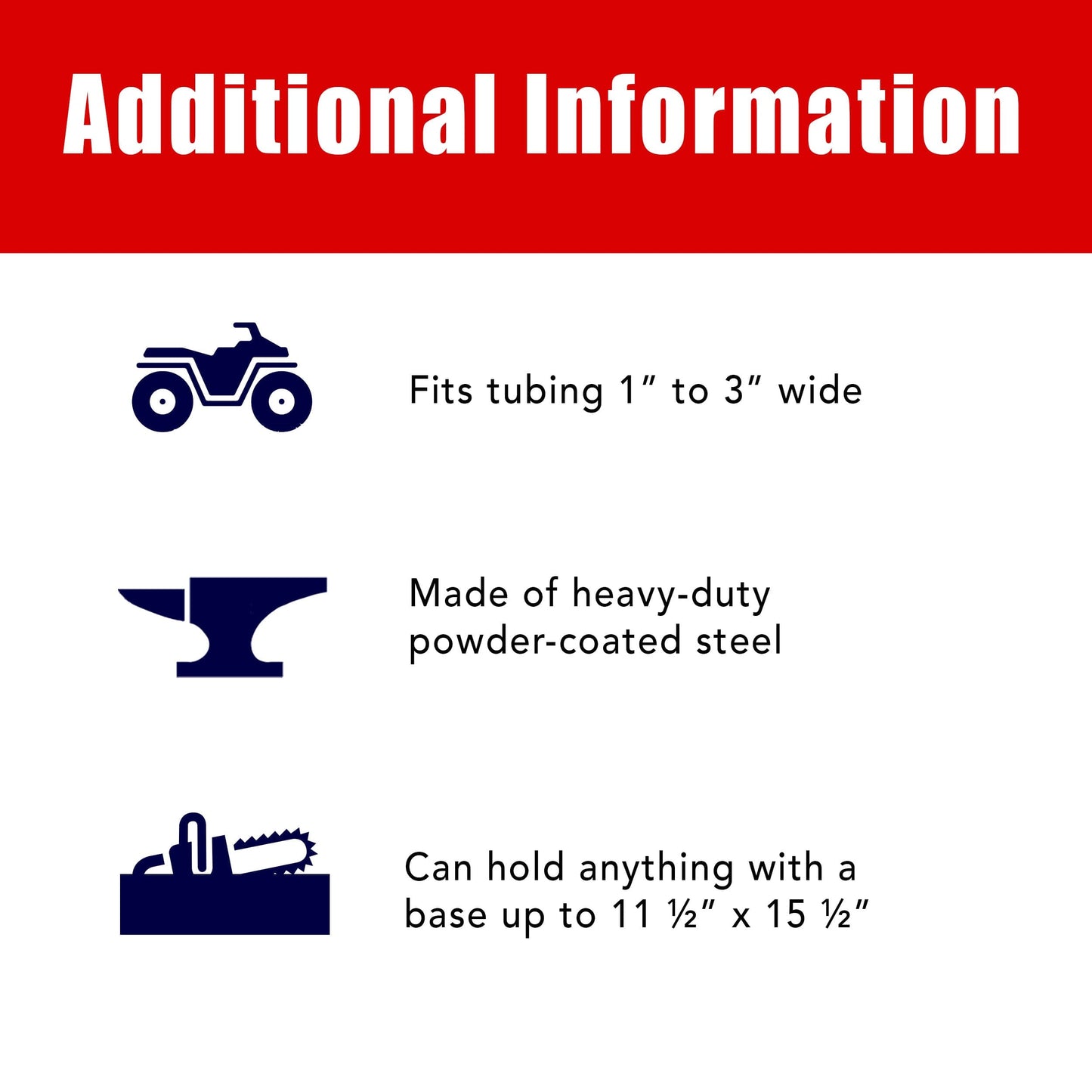 ToolHaul Fixed Mount for Tubing & ROPS
