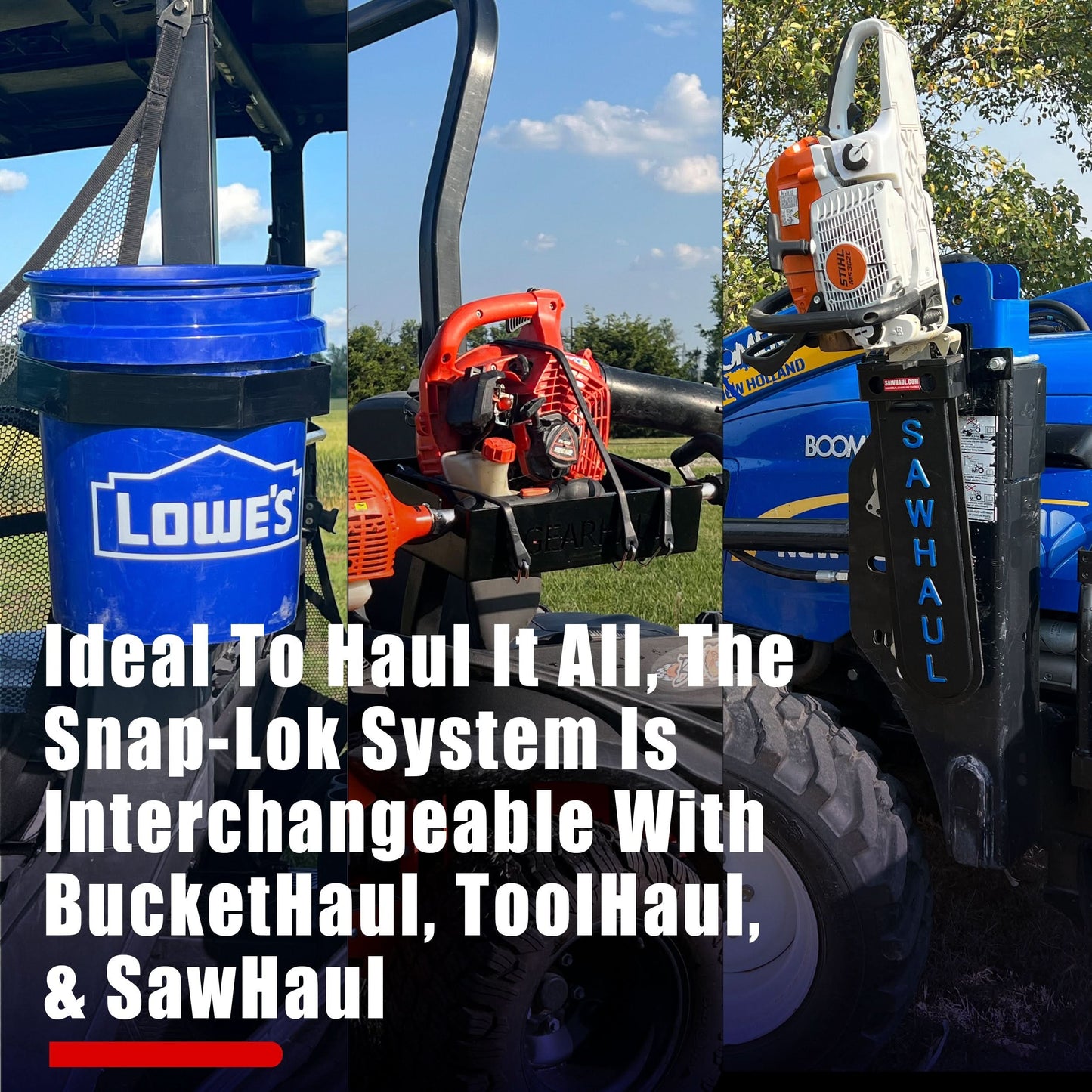 ToolHaul Snap-Lok Rotating Mount for Tubing & ROPS