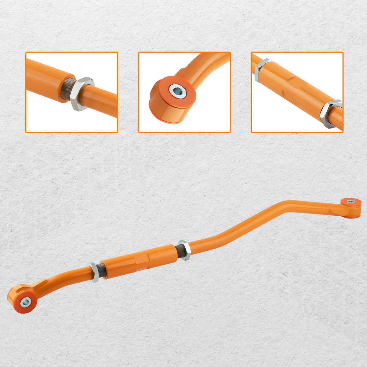 Front Adjustable Track Bar Rods 2"-6" Lift compatible For Dodge Ram 2003-2013 2500 3500 4WD