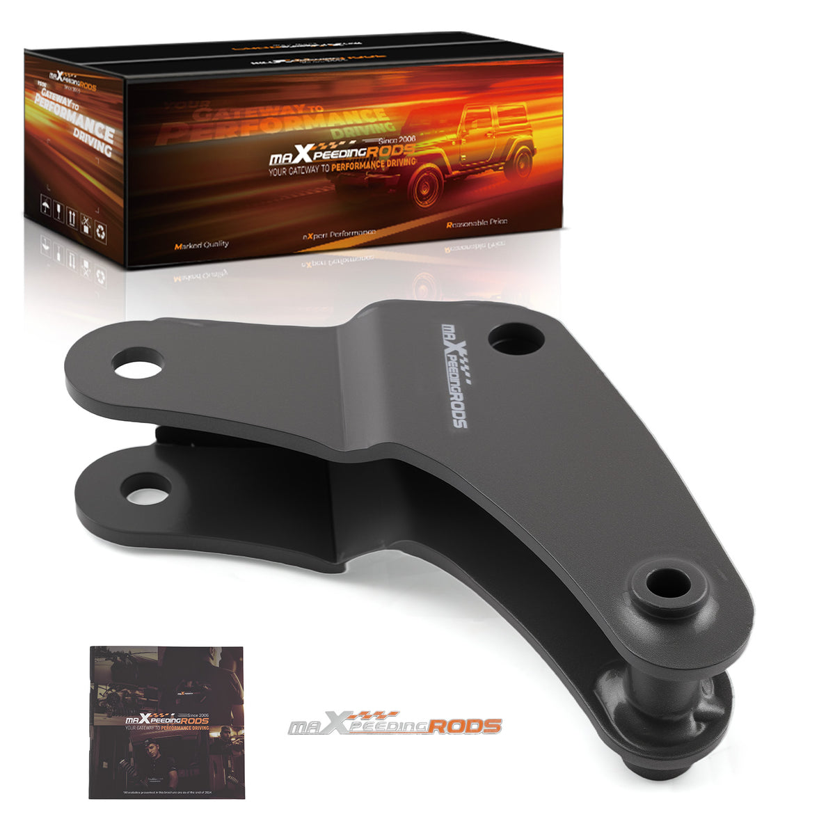 Track Bar Drop Bracket 2-6" Lift compatible For Dodge Ram 2500 3500 2003-2008 4WD 4X4