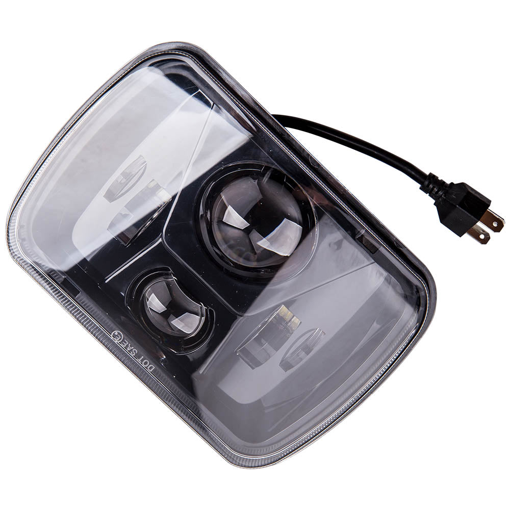 1PC LED Headlight compatible For Jeep Wrangler YJ Cherokee compatible For GMC Savana 1500 4.0L 4-Door