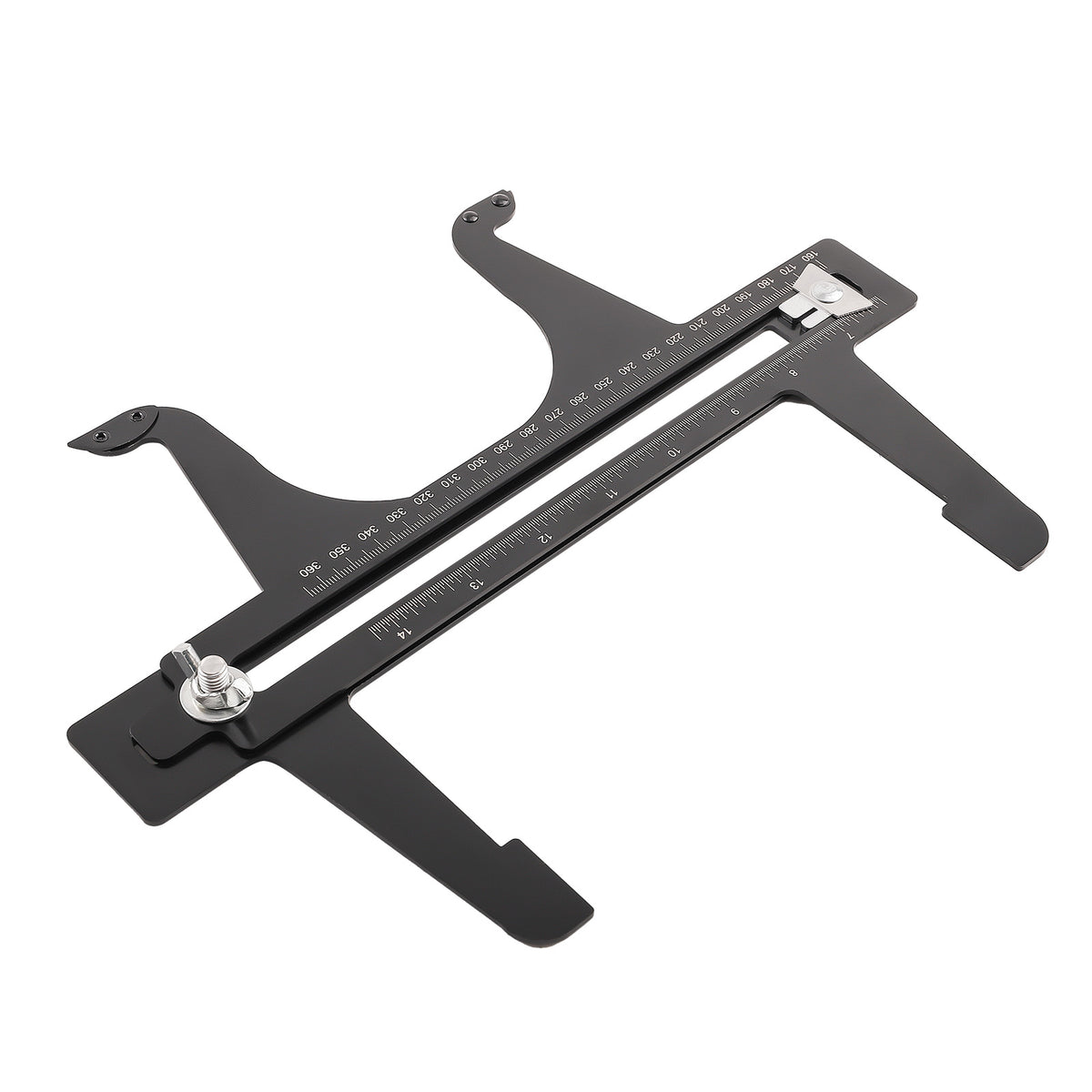Brake Measuring Tool 6-1/2 to 14-1/4 inches 160-360mm Brake Resetting Gauge Tool