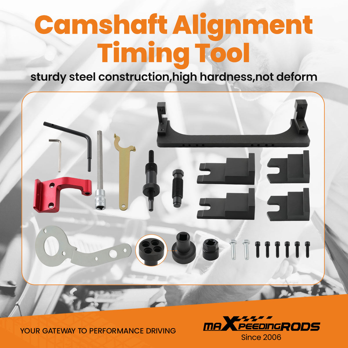 Engine Camshaft Alignment Timing Tool Set compatible For BMW F55/F56 compatible For Mini Cooper 14–present