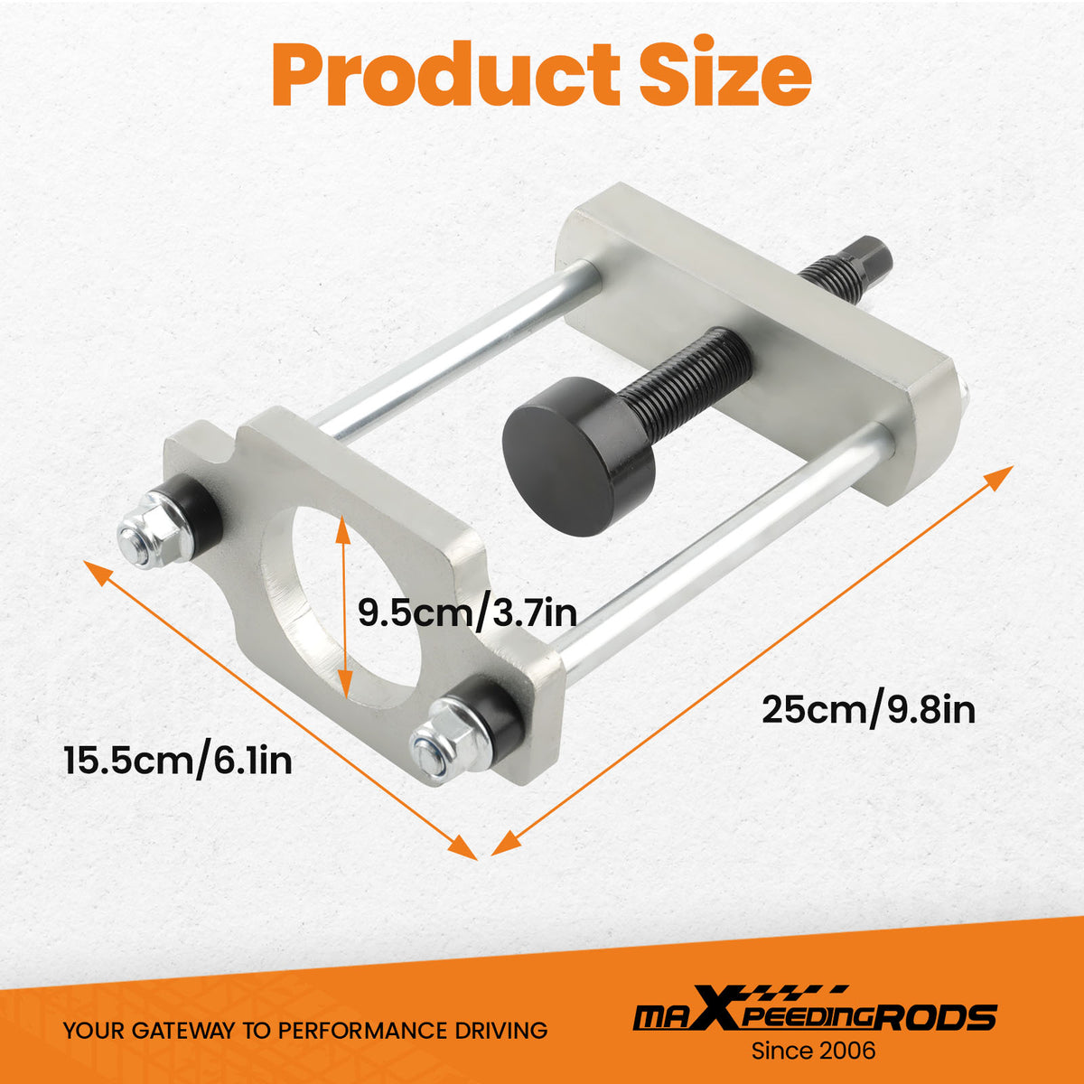 Rear Suspension Trailing Arm New Bushing Removal Tool compatible For Ford Focus Kuga compatible For Mazda