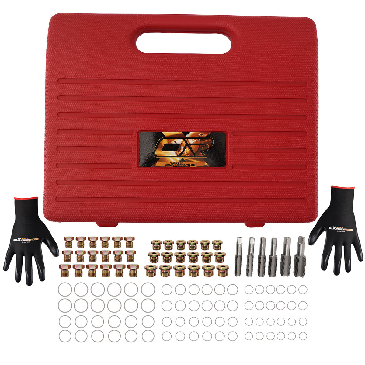 114X Oil Pan Thread Repair Kit For Cars Trucks M13-M22 Drain Plug Tap Washer Set