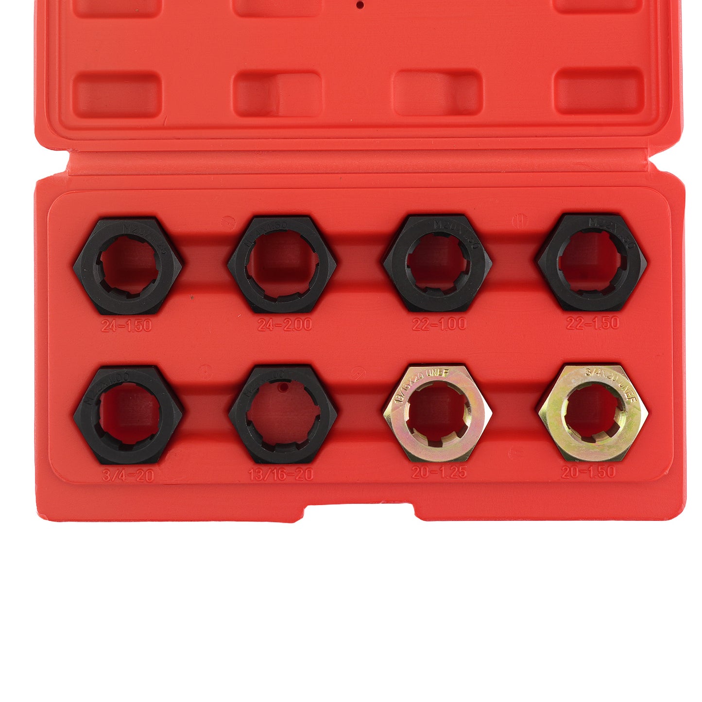 8pc Axle Die Tool compatible for FWD Vehicles M24X2.0 M22X1.5 M20X1.25 Thread Repair Steel