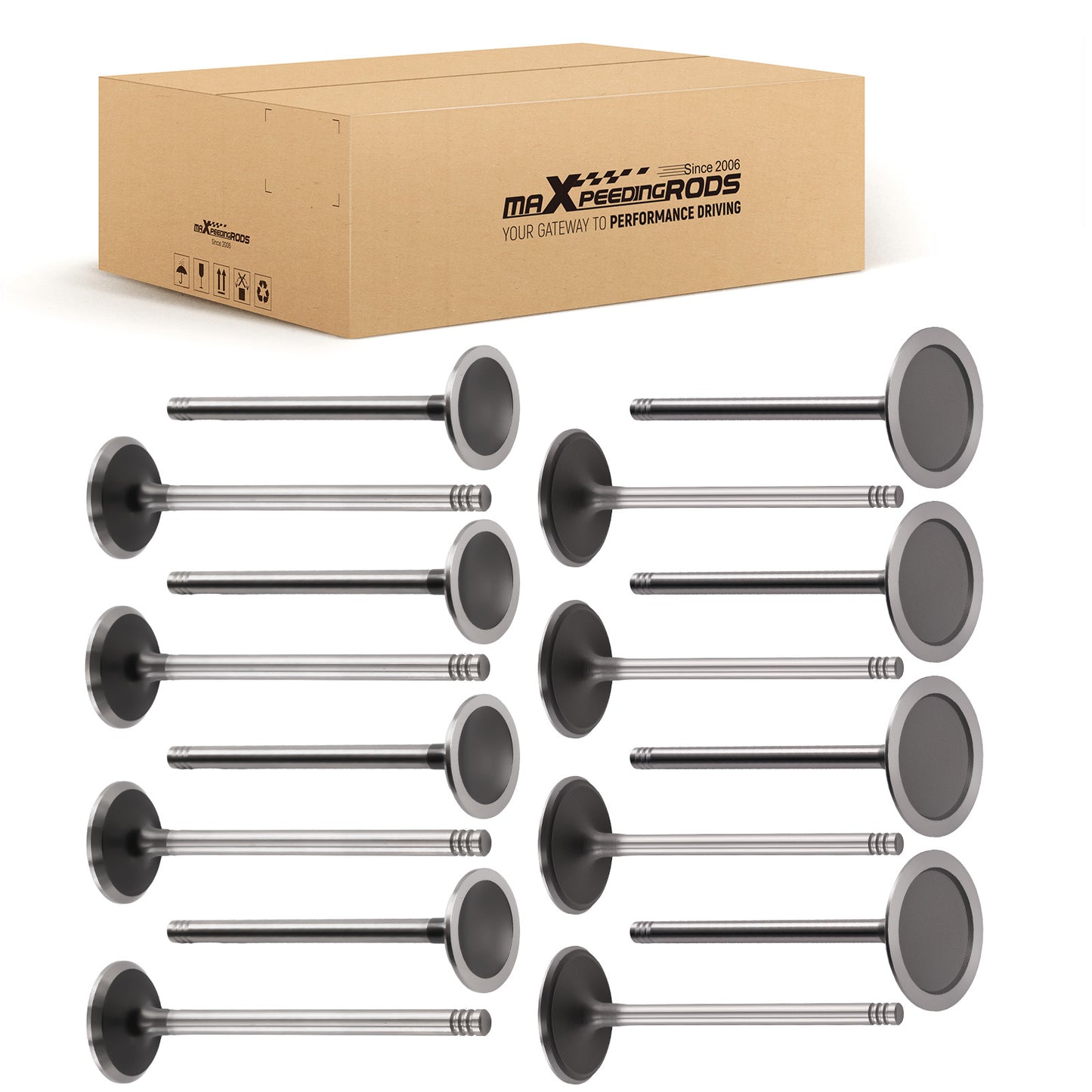 16x Direct Intake Exhaust Valves compatible For Chrysler Aspen 2009 53022088AC