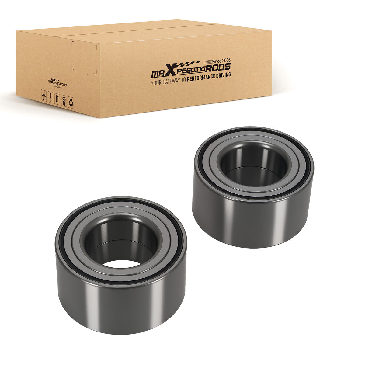 2PCS Front Wheel Bearing For 2007-2015 compatible For Audi Q7 & 2003-2018 compatible For Range Rover