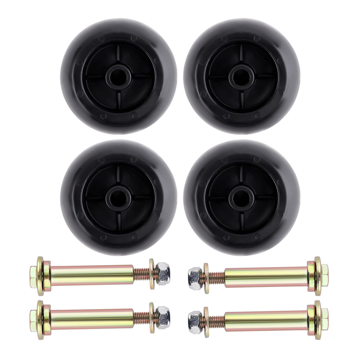 4Pc Deck Wheel Kit compatible For Husqvarna LZDS902K725 LZE600GKA484A2 022-5234-98