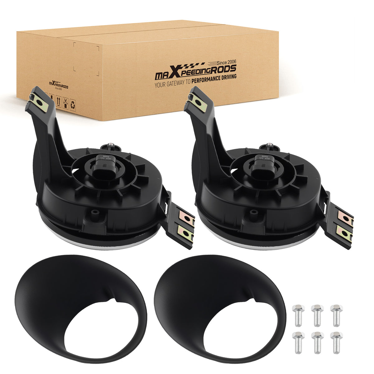 Clear Fog Lamp compatible For Dodge Ram 1500/2500/3500 02-09 CH2592121 Halogen Pair
