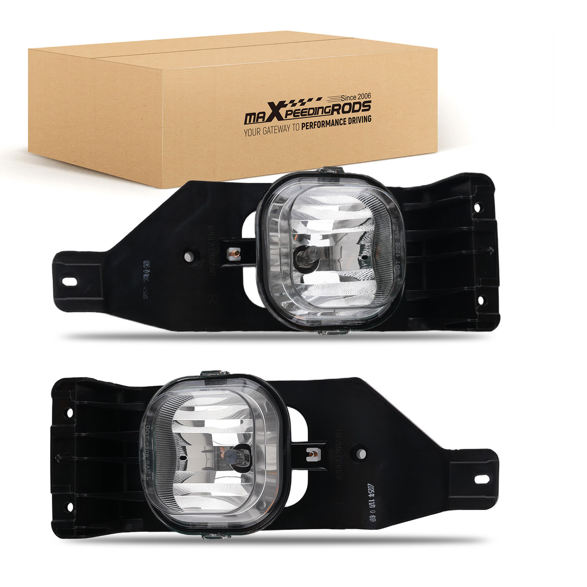 Fog Lights Pair Set compatible For Ford F250/350/450 Super Duty 2005-07 Front LeftRight
