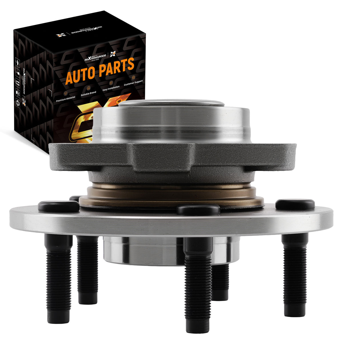 Front Wheel HubBearing compatible For DODGE RAM 1500 2002-2008 Triangle Flange 515072