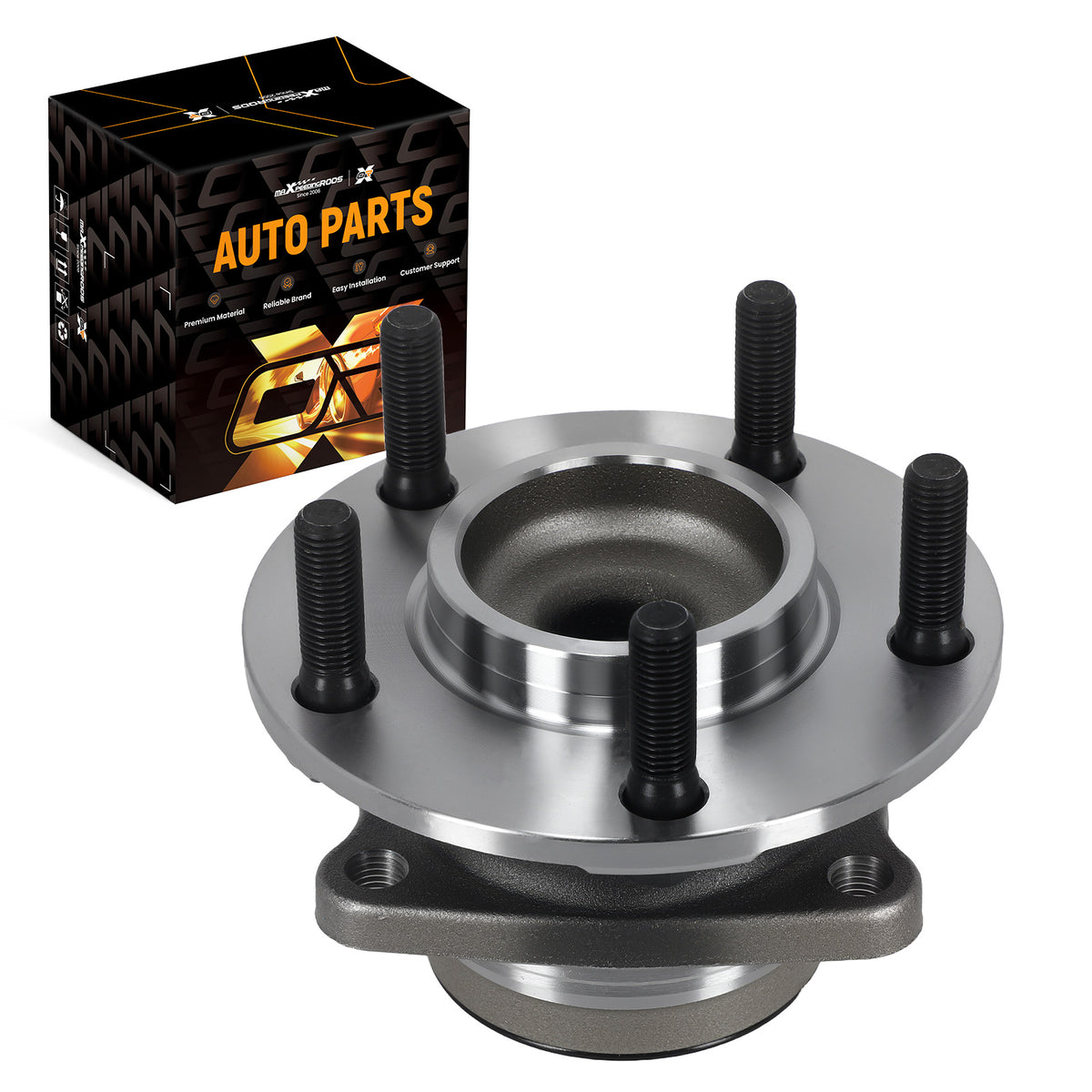 1x Rear Wheel Bearing Hub Assembly compatible For Dodge Caravan compatible For FWD 512170 SK512170