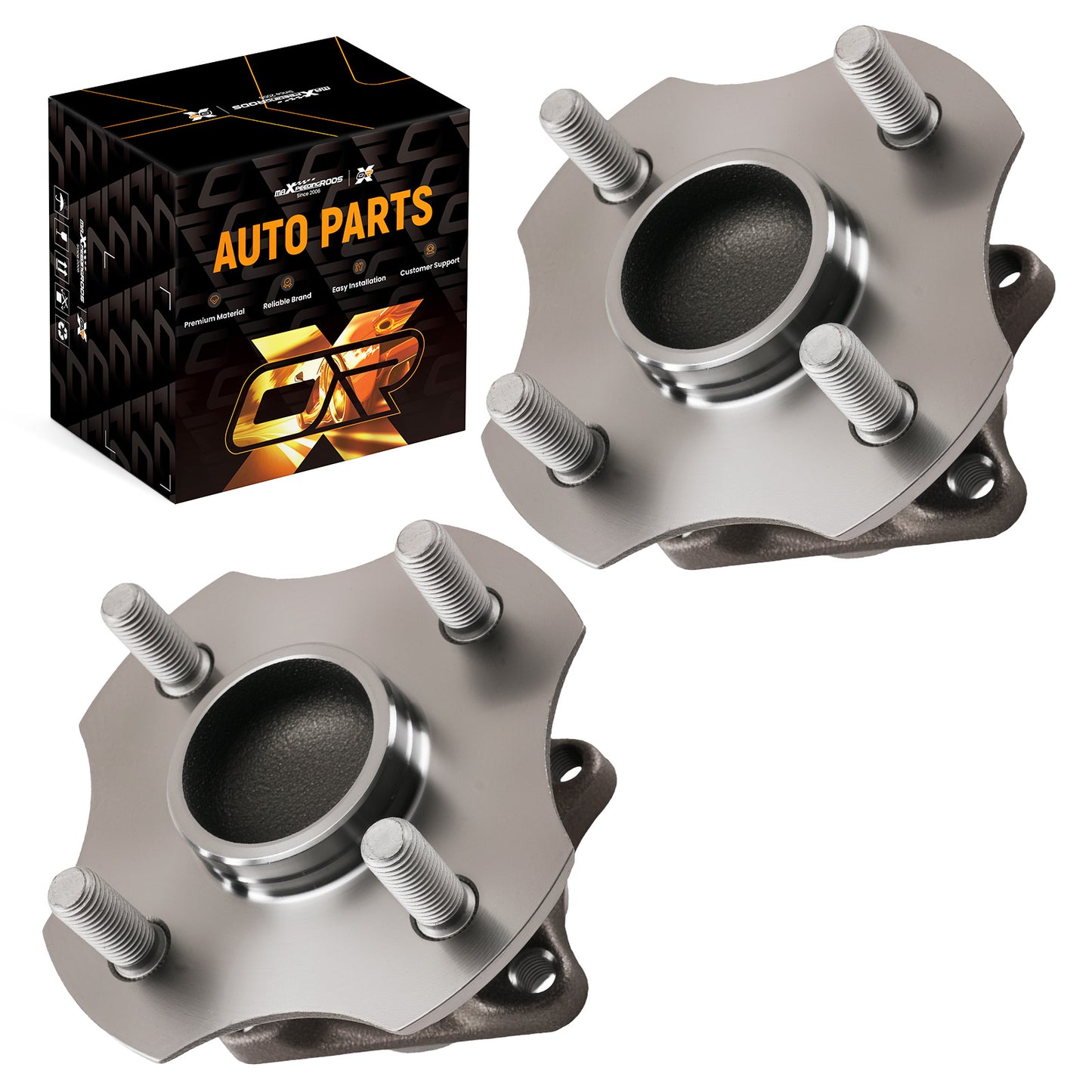 4 Lug Rear Wheel Hub Assembly compatible For Toyota Echo 2000-2005 Non-ABS 4241052020