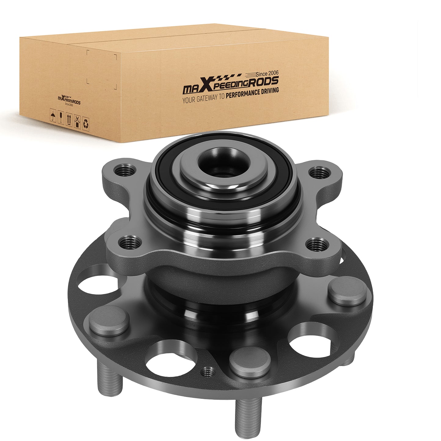Rear Wheel Bearing Hub Assembly compatible For HONDA CIVIC 06-11 42200SNAA51 5 Bolt