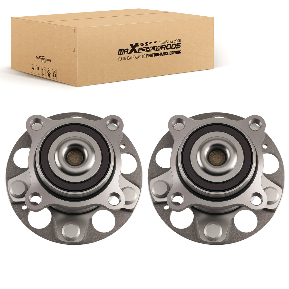 5 Lug Rear LH RH Wheel Hub Bearing compatible For Honda Accord 2008-2012 compatible For Acura TSX 712353