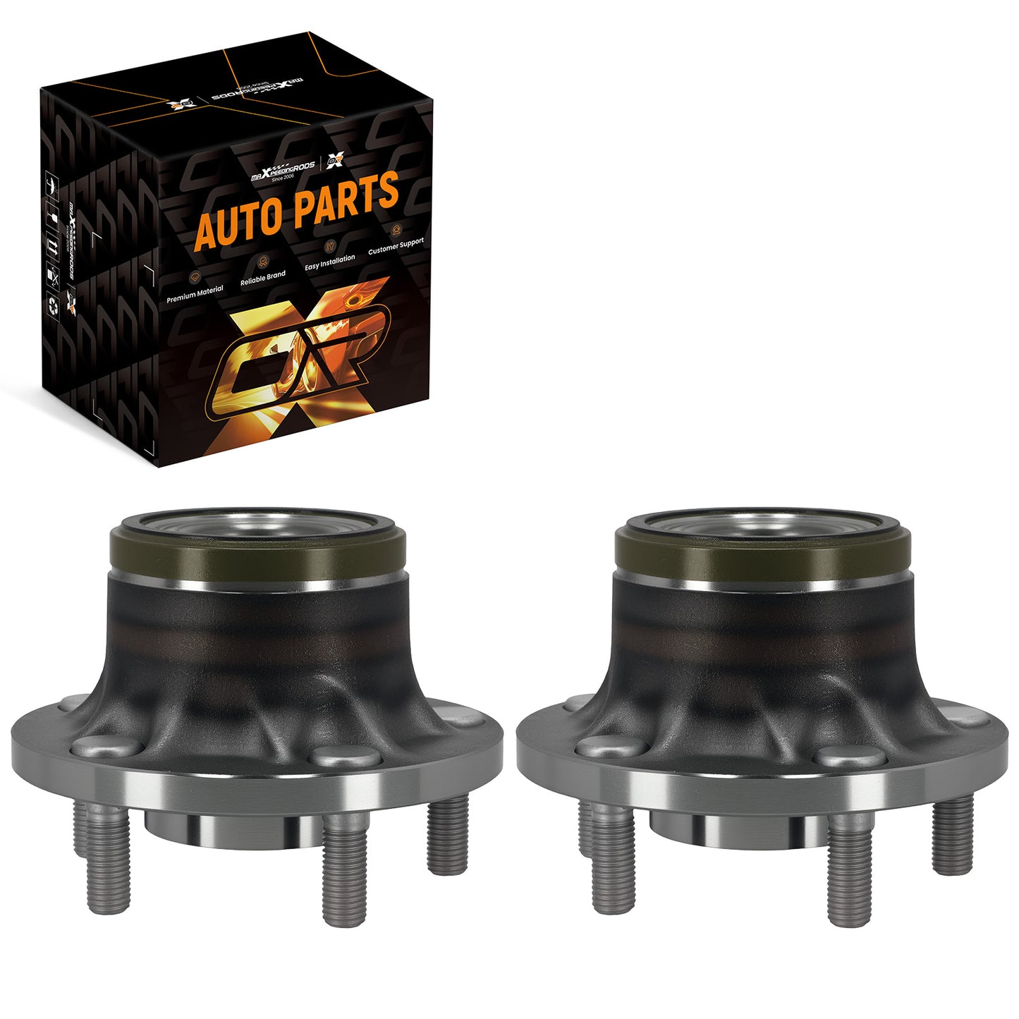 Rear Wheel Bearing Hub Assembly compatible For Ford Transit Connect 2010-13 512439 ABS