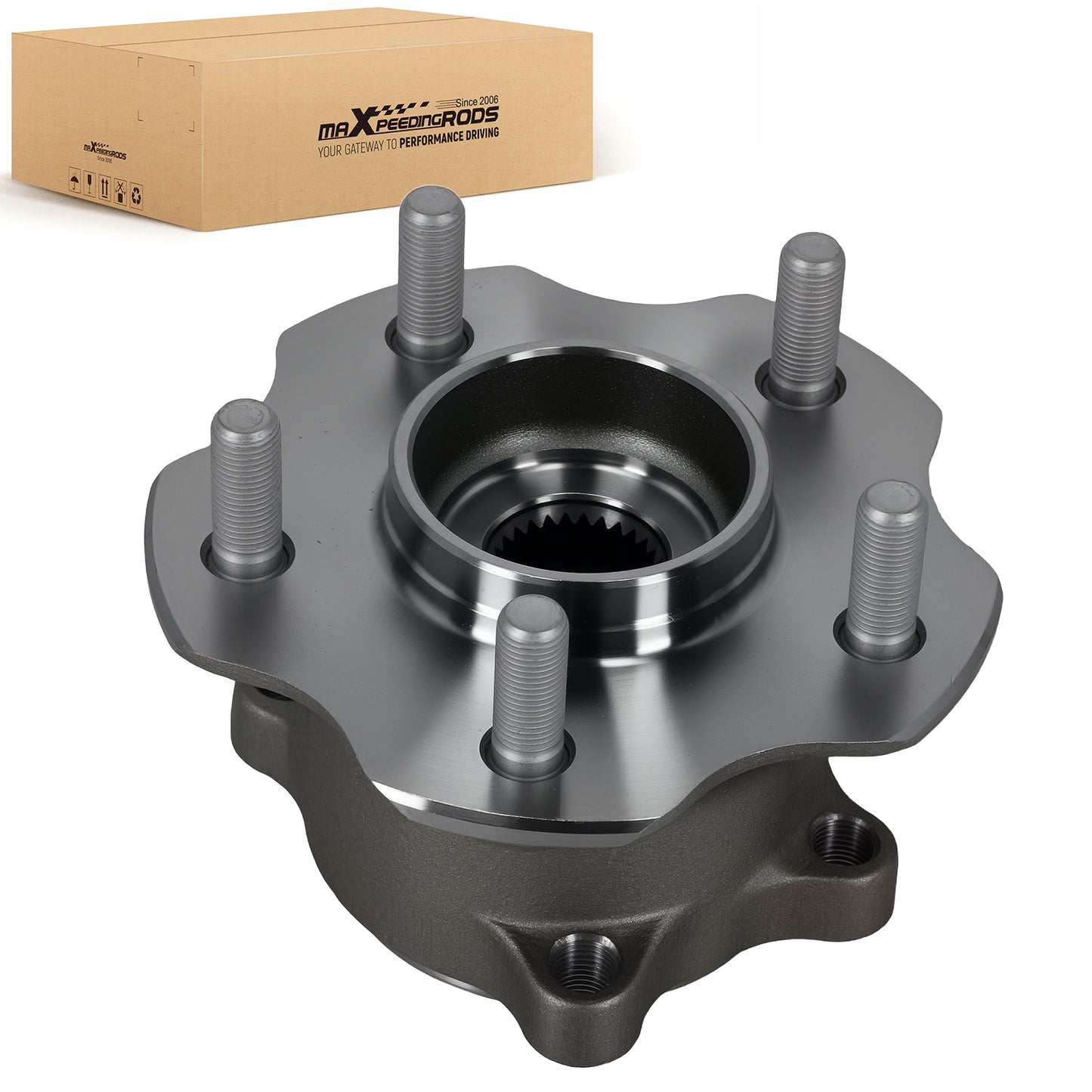 Rear 5 Lug Wheel HubBearing Assembly compatible For Infiniti QX60 AWD BR930868