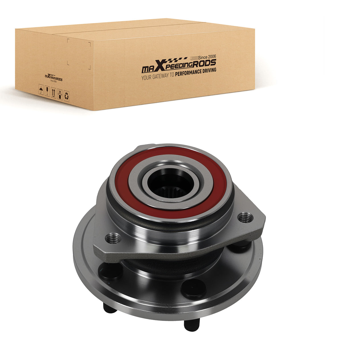 5 Bolt Front Wheel Hub compatible For Jeep Cherokee 1990 1991-1998 SK951015 Non-ABS