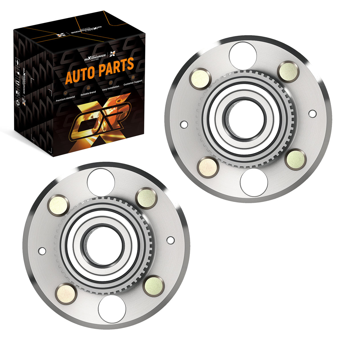 Rear LH RH 4 Bolt ABS Wheel Hub Assembly compatible For Honda Civic Del Sol Integra 513105