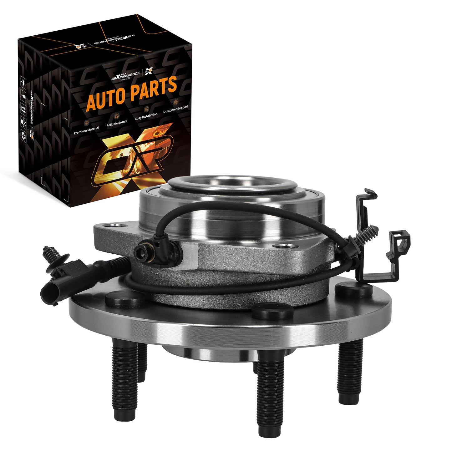 Front Wheel Hub Bearing compatible For DODGE DAKOTA 2005-2010 513229A WE61587 5 Bolt