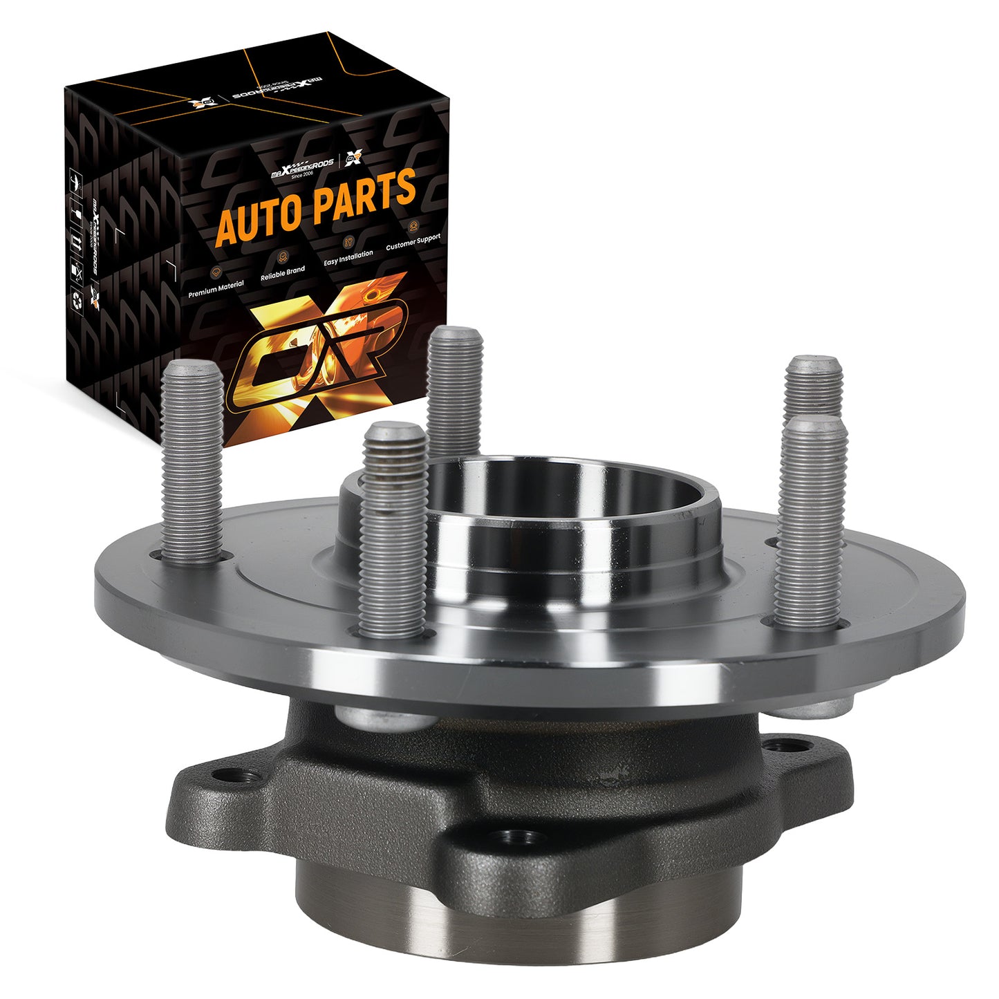 Front Wheel Hub Bearing compatible For Dodge Journey 2009-2020 513286 5 Lugs w/ABS