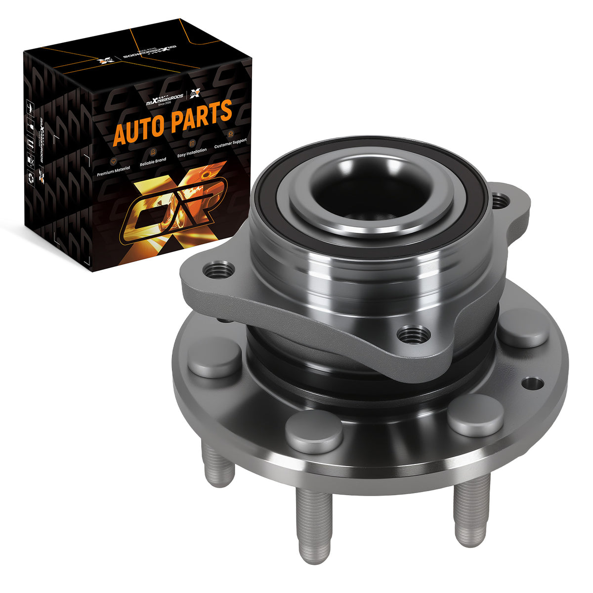 Front Wheel Bearing Hub Assembly compatible For Chevrolet Colorado 4WD 15-21 515167 6 Stud