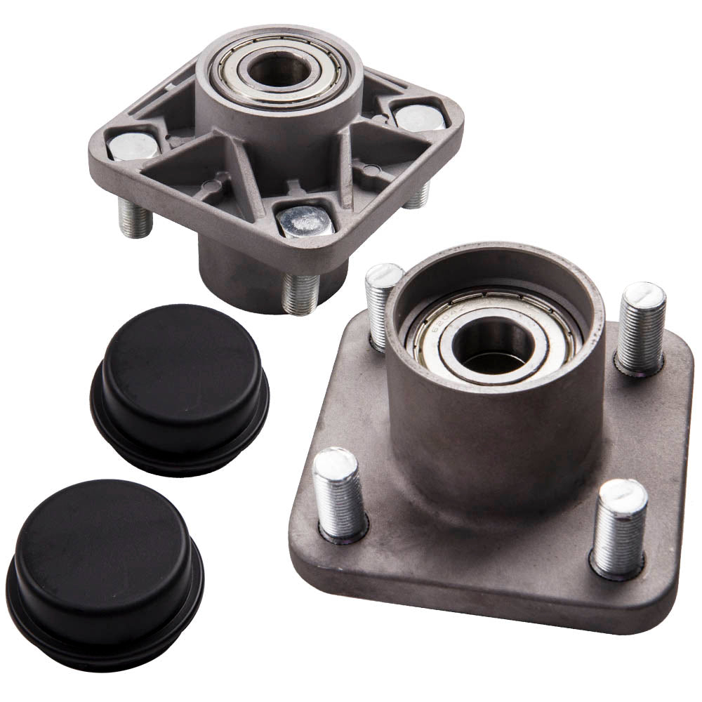 2x compatible For Golf Cart Front Wheel Hub Kit Bearings Seals For 2008+ Models 609603