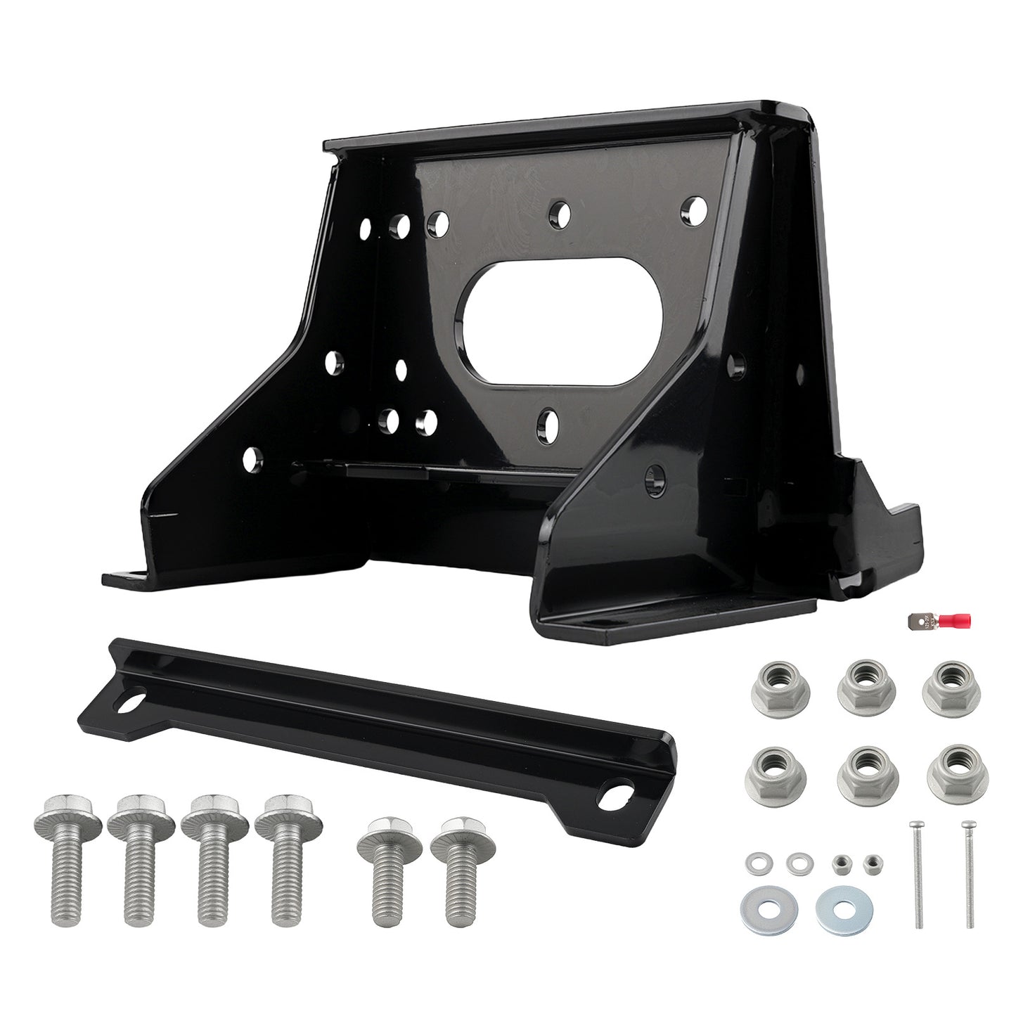 Winch Mount For 2015-2025 820 Mule PRO-FXT/FX PRO-FXR PRO-FXT/FX 4 7/8