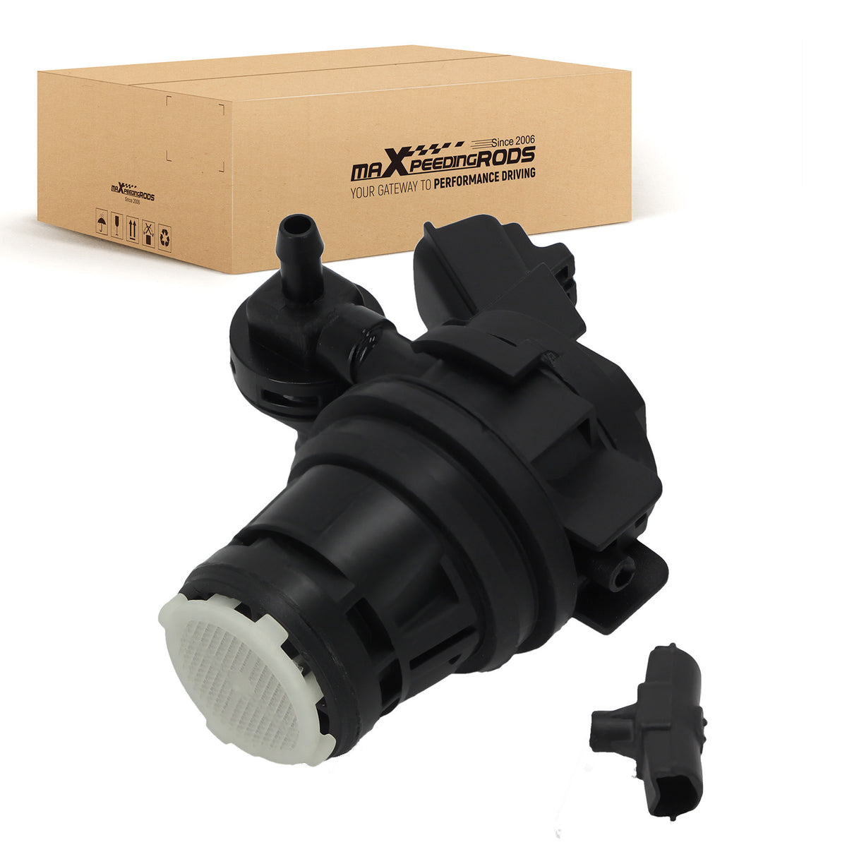 Front Rear Pump compatible for Acura RDX compatible for Honda CR-V 2007-2016 060210-5810 Black 12V