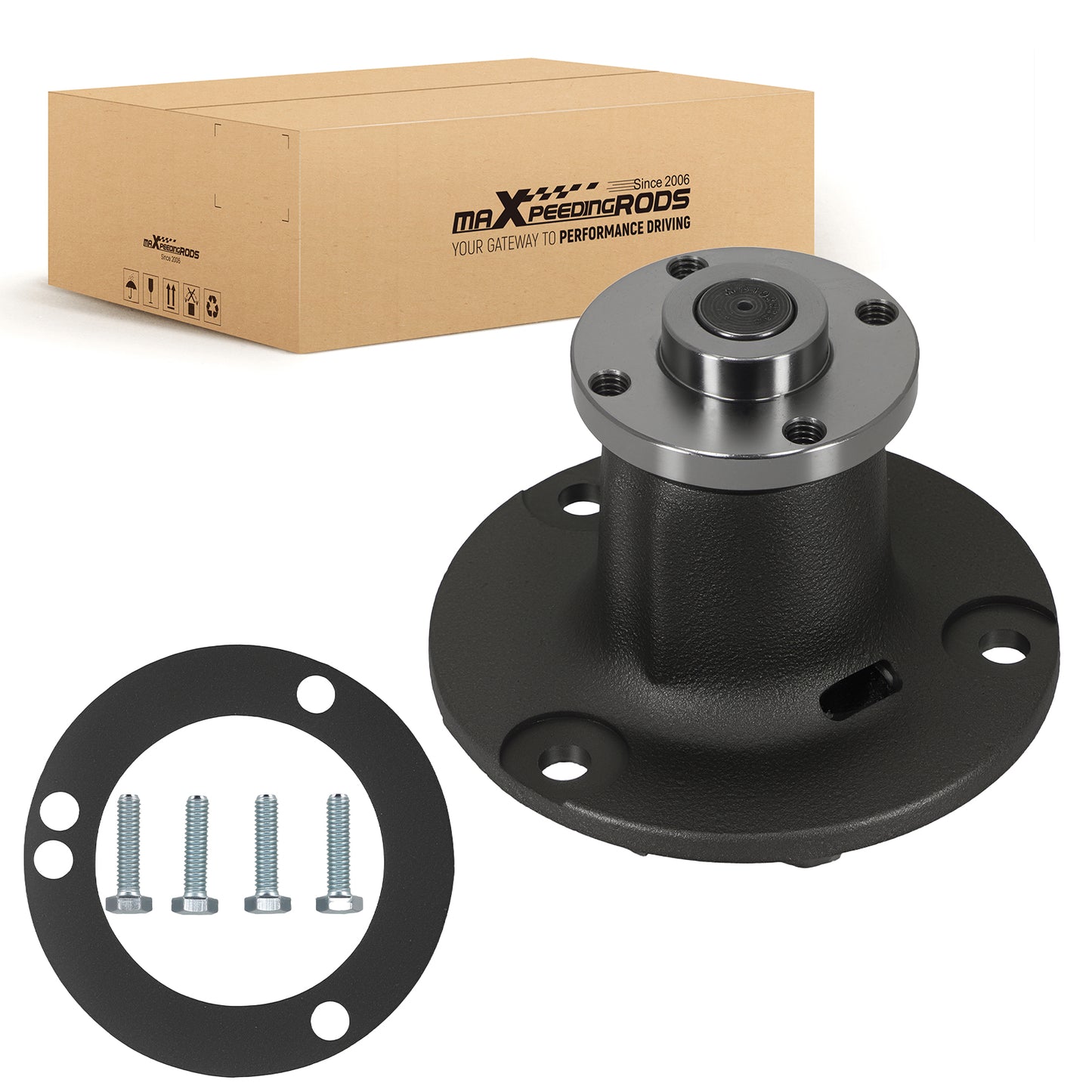 Coolant Water Pump compatible For Case Backhoe W3 480B 580 580B 580CK A146584 A146585